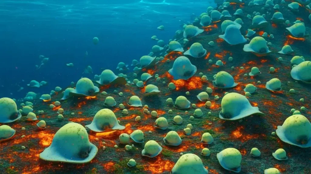 A Submarine Volcano Released Over a Million Giant Eggs
