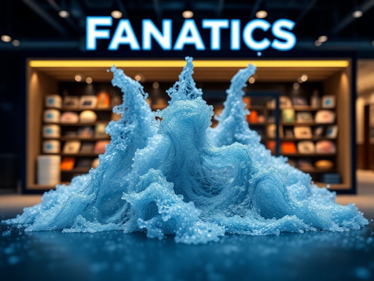 Fanatics Sportsbook logo on wall