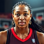 Basketball,Player,With,Ball,On,Black,Background,,Closeup