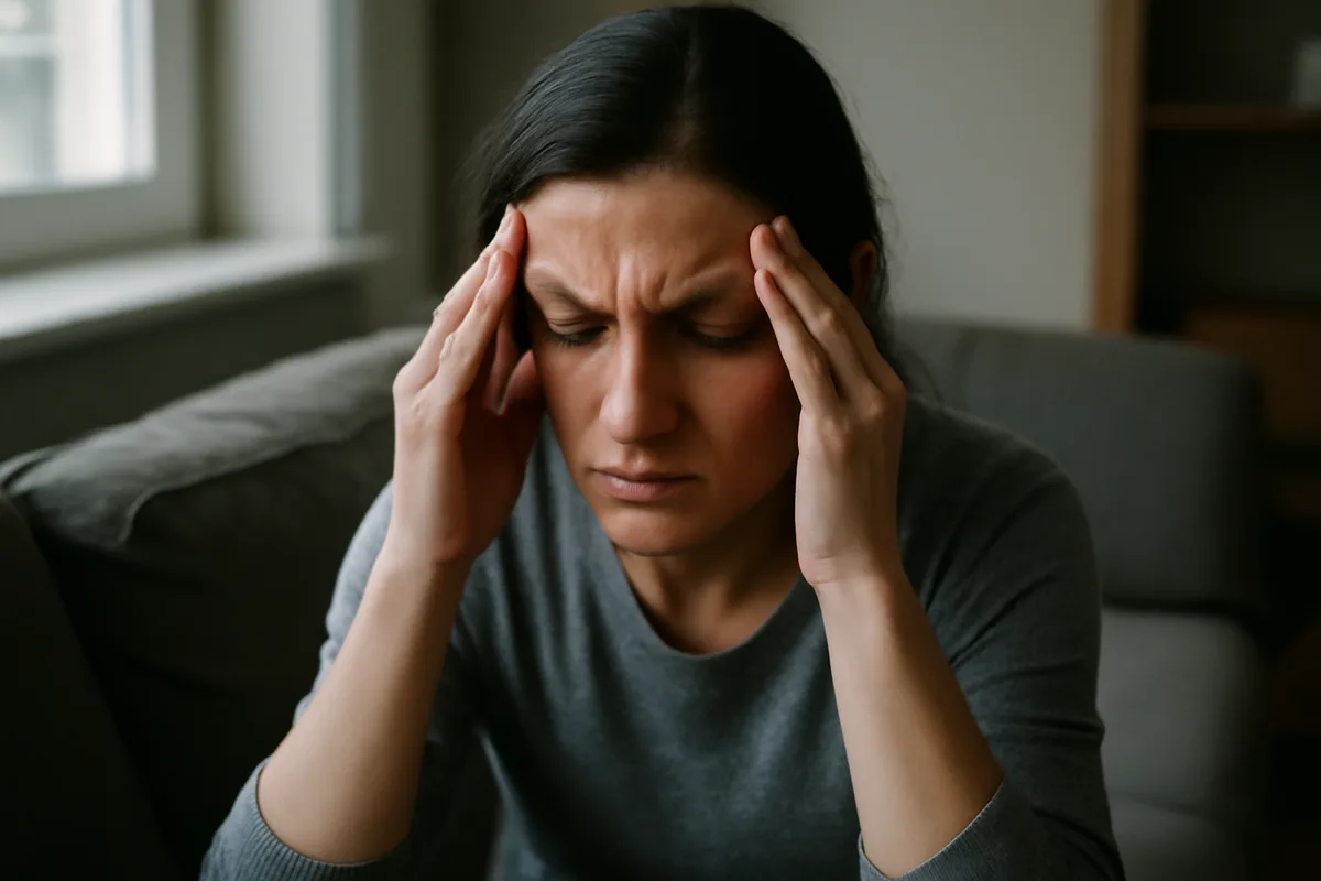 What Triggers a Migraine? — Experts define a migraine as a condition where a person has experienced at least five attacks, with each attack including at least two of the following symptoms: pain on one side of the head, throbbing or