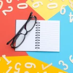 Abstract composition of mathematical symbols, historical objects, and technology elements representing the diverse signi